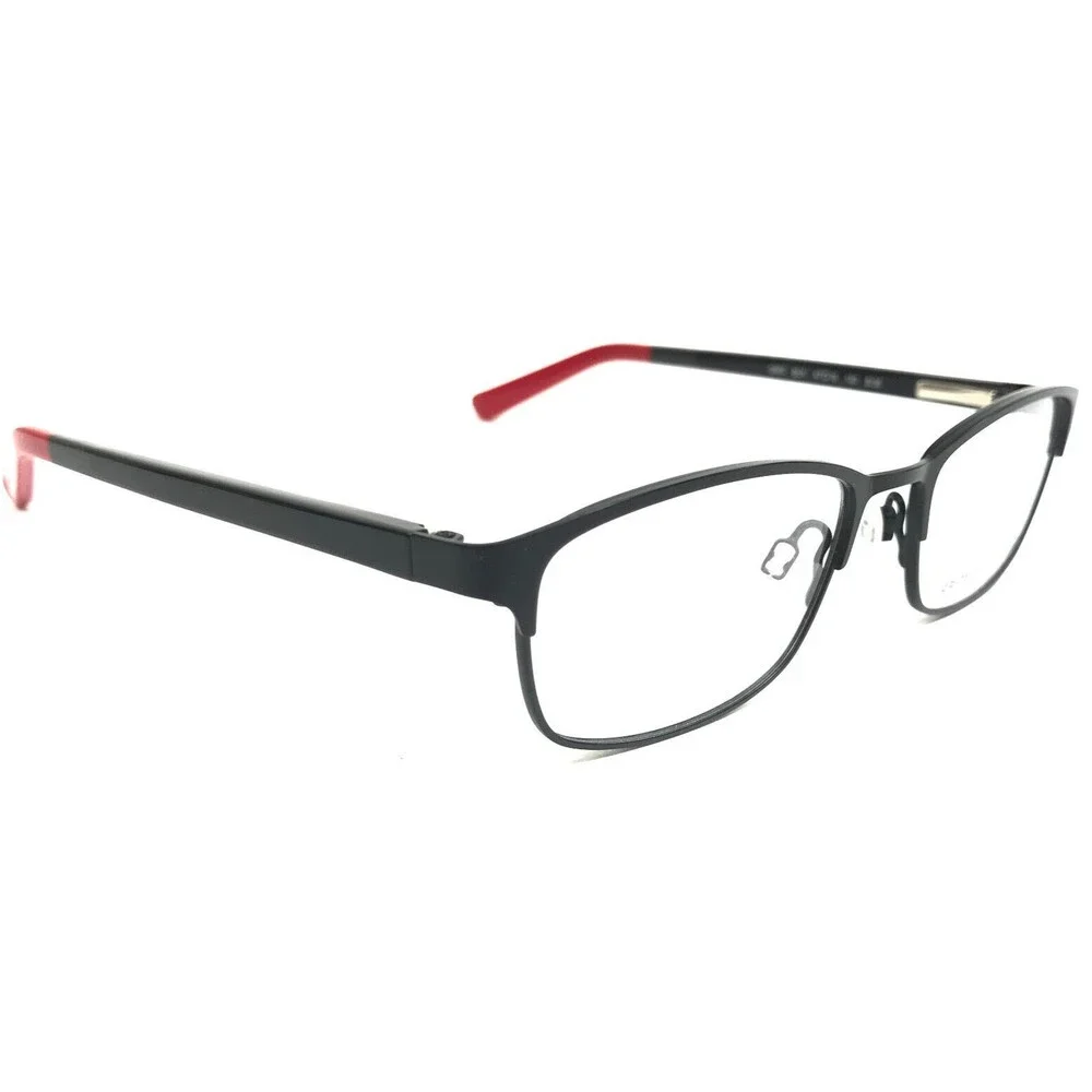 Geoffrey Beene Boys Eyeglasses Frames G900 BLK Red Black Rectangular 47-16-130